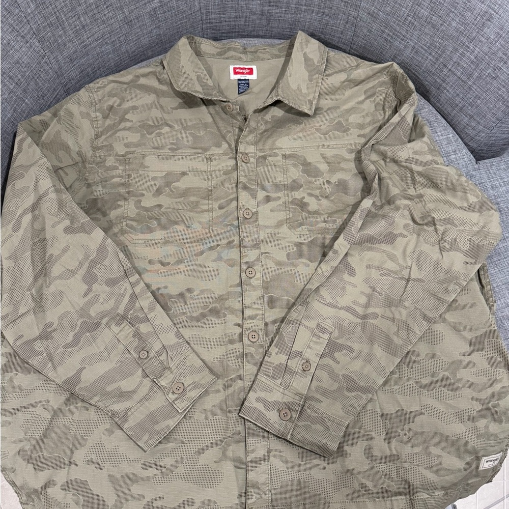 Wrangler Olive Green Shirt